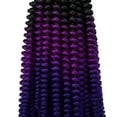 thumbnail image 6 of 8 Inch Spring Twist Hair,Synthetic Braiding Hair Extensions for Woman Girls Spring Twist Crochet Braids, Fluffy Twist Hair Ombre Crochet Braids Synthetic Braiding Hair Extensions, 6 of 6