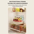 thumbnail image 3 of Kitchen Organizers and Storage, InsCrazy Multifunctional Rotating Storage Tray Kitchen Condiment Bottle Bottle Jar Organizer Shelf Cosmetics Storage Tray, 3 of 8