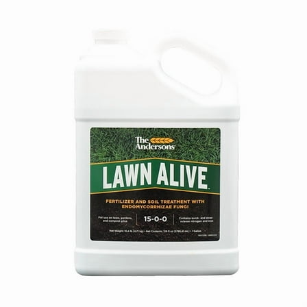 The Andersons Lawn Alive 15-0-0 Fertilizer and Soil Treatment with Endomycorrhizae Fungi - 128 fl oz
