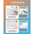 thumbnail image 5 of Self-adhesive wall tiles, thicker version, adhesive splashback for kitchen, bathroom, shower, 3D vinyl tile effect, 5 of 5