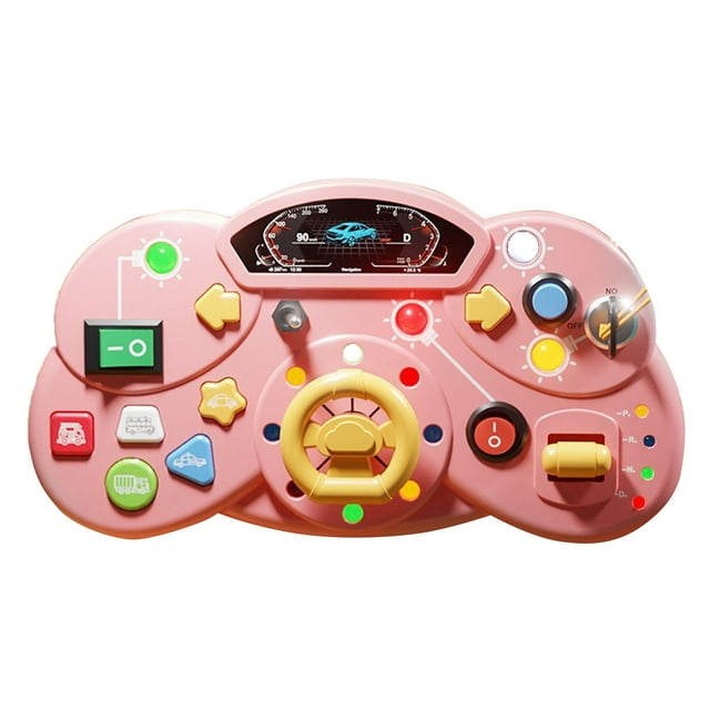 Ensemble de Jeu Éducatif avec Tableau d'Activités Interactif, Interrupteurs, Jouet d'Activité pour le Développement de l'Apprentissage Précoce et la Pratique de la Motricité Fine