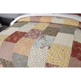 thumbnail image 2 of Kasentex  Cotton Patchwork Quilt Floral Patchwork Oversized Bedspread Coverlet Boho-Royal Garden Queen, 2 of 5