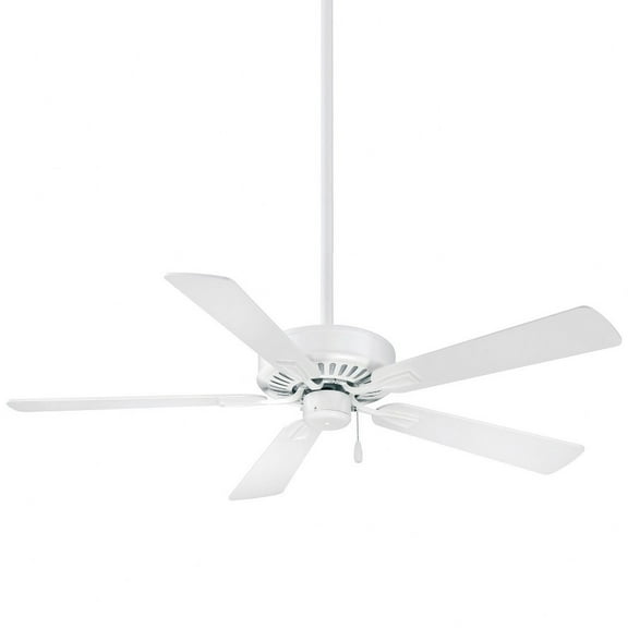 Ceiling Fan In Transitional Style 12.25 Inches Tall By 52 Inches Wide-Flat White Finish-Flat White Blade Color Minka Aire Fans F556-Whf