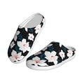 thumbnail image 2 of Picia Lilies Flowers for Women's Lamb-hug Comfy Fleece House Slippers Memory Foam, Slip-on House Shoes Indoor Outdoor-40/41, 2 of 7