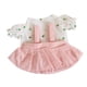 thumbnail image 1 of Ropa para muñecas de peluche de 20 cm, ropa para animales de peluche, camisa para muñecas con vestido, elegante, falda rosa, 1 of 9