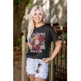 thumbnail image 3 of Plant a Garden Grow A Life Flowers Women's Graphic T Shirt Tees Brisco Brands S, 3 of 5