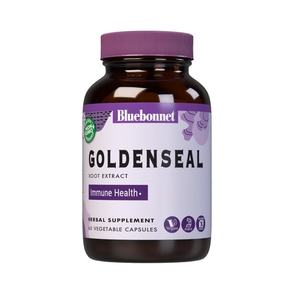Bluebonnet Nutrition Goldenseal Root Extract Supplement, 60 Count