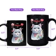 thumbnail image 4 of Happy Valentine's Day British Shorthair holding flowers Mug Cat Lover Kitten Owner Gifts Coffee Tea Cup - 3005, 4 of 4