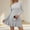Gray Dresses for Women, variant on Ygbgbb Women Crew Neck Ribbed Knit Swing Mini Dress, Long Sleeve Flared Hem A‑Line Stretchy Dress for Daily Errands and Casual Night‑Out Green XL