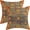 Boho-26, variante sur Housses de Coussin Arbre de Noël Bourgogne 20x20 Ensemble de 2 Style Rustique Hiver Imprimé Décoratif Extérieur Housses de Coussin de Vacances Ferme pour Canapé Lit