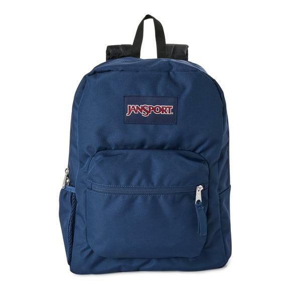 JanSport Unisex Cross Town Backpack School Bag Navy Blue
