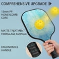 thumbnail image 4 of Pickleball Paddles Set Of 1, Fiberglass Surface, Ice Crystal Print, 1 Paddle, 2 Balls & Bag, 4 of 5
