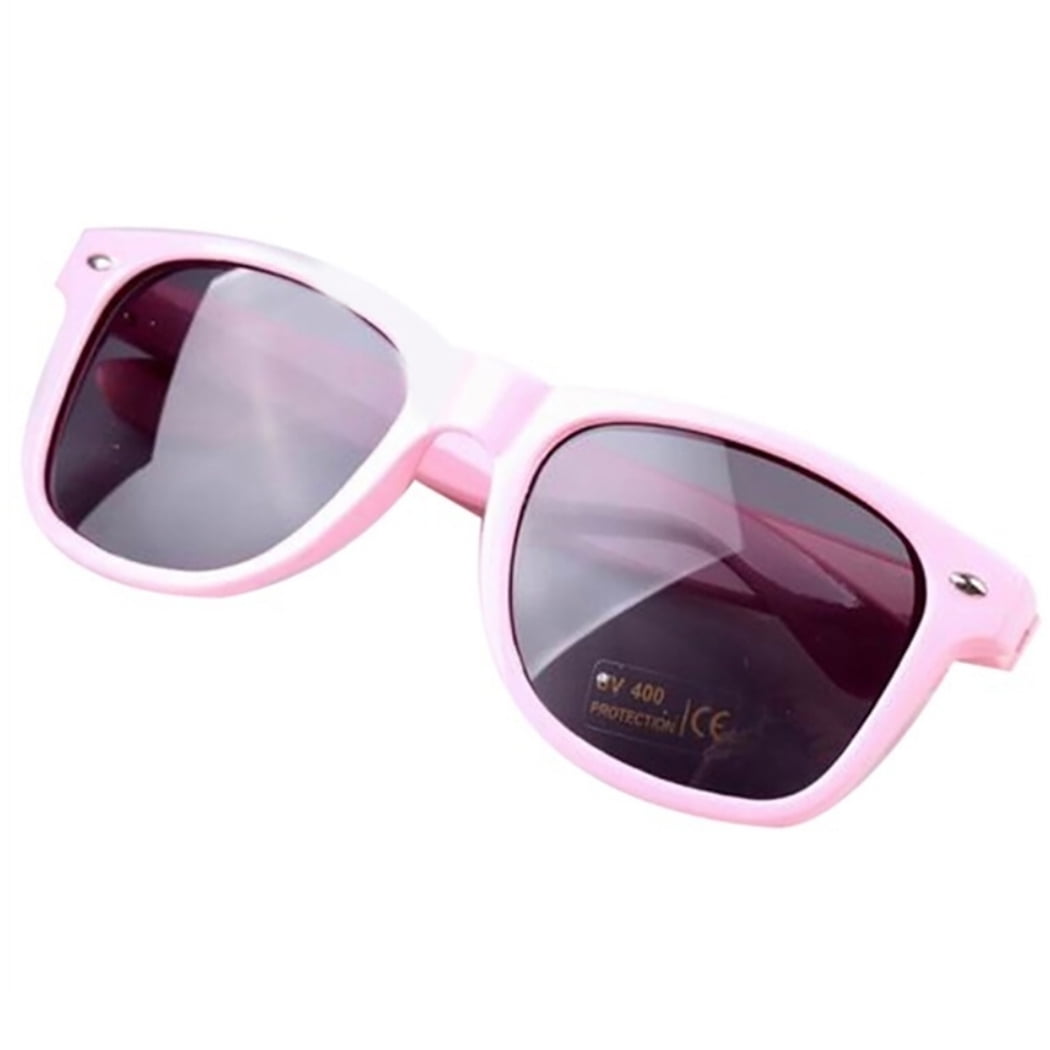 LAGO TERRA Unisex Folding Classic Wayfare Sunglasses Polarized Matt Black