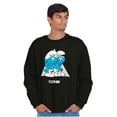 thumbnail image 5 of The Smurfs Gemini Twins Zodiac Sign Sweatshirt for Men or Women Brisco Brands S, 5 of 6