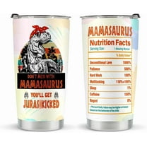 Mom Birthday Gifts, Funny Don''t Mess with Mamasaurus Tumbler 20 Oz, Mom Tumbler, Gift for Mom from Daughter, Son, Mothers Day Gifts for Mom, Best Mom Gifts