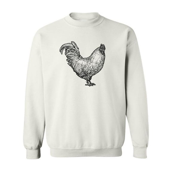 Farm Animal, Rooster Sweatshirt Men -Image by Shutterstock, Male 3X-Large