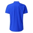 thumbnail image 5 of Krdevn Men's Shirt Summer Outfits Casual Zipper Up Short Sleeve Shirt Suit for Men Tops,XL, 5 of 5