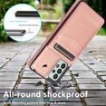 thumbnail image 4 of Allytech Galaxy A73 5G 6.7" Case, Samsung A73 5G Case 2022, PU Leather Cards Slots Folding Kickstand Flip Cover Drop Protective Anti-shock Wallet Case Cover for Samsung Galaxy A73 5G - Rosegold, 4 of 6