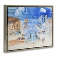 thumbnail image 4 of Stupell Industries Classical Raoul Dufy Composition Landscape & Nature Painting Brown Floater Framed Canvas Art Print Wall Art, 21 x 17, 4 of 10