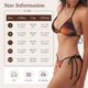 thumbnail image 5 of Fotbe Sunset River Western Cowboy Traje de Baño para Mujer de Dos Piezas – Bikini Sexy de Tirantes Tipo Halter con Diseño Triangular, 5 of 6