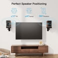 thumbnail image 2 of Soportes de pared para altavoces Pipishell con doble sujeción lateral, 50 kg, 2 of 7
