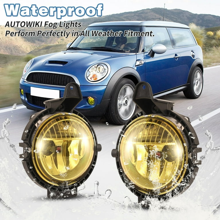 Mini Cooper Yellow Fog Lights | Shelly Lighting