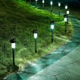 thumbnail image 3 of Luces solares para exteriores, paquete de 12 luces solares de acero inoxidable para exteriores a prueba de agua, luces LED para pasillos Luces solares para exteriores Luces solares para jardín pa, 3 of 5