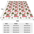 thumbnail image 3 of Throw Blanket Christmas Truck Pink Color Xmas Couch Blankets Plush Flannel Cover Lightweight Soft for Living Room Bed Sofa Travel Office Camping 40 x 50 Inch, 3 of 6