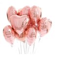 thumbnail image 4 of 20 piezas globos de corazón de oro rosa, decoración romántica de helio y oro rosa para el Día de San Valentín, compromiso y decoración de boda, 4 of 4
