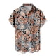 thumbnail image 1 of ZHAOCHENG Camisa hawaiana de manga corta para hombre, de verano, con bolsillo frontal, estampado hawaiano, informal, de algodón, estilo funky, de lino para playa, camiseta Y2K para hombre., 1 of 5