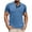 Blue-, variant on LIBRCLO Henley Shirts for Men Short Sleeve with Pocket Casual Crew Neck Shirts with 3 Button
