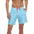 thumbnail image 3 of LRD Men's Swim Trunks with Compression Liner 7 Inch Inseam Party Like a Flock Star / Tribal XL, 3 of 5
