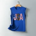 thumbnail image 4 of Wycnly Tank Top for Women Womens Workout Tops Independence Day Loose Patriotic 4th of July Shirts Casual USA Letter Print Sleeveless Tops Ladies Sleeveless Shirt, 4 of 4
