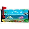 thumbnail image 5 of Coolnut Mailbox Covers, Magnetic Standard Size Undersea Creatures Seasonal Mail Wraps for Home Outdoor Decor, 20.7"x18.03", 5 of 5