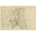 thumbnail image 3 of USGS 14x11 Black Modern Framed Museum Art Print Titled - Colorado North Central Colorado Sheet - USGS 1881, 3 of 5
