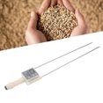 thumbnail image 3 of Grain Moisture Meter LED HD Display Dual Steel Needle Rapid Measurement for Straw, Grass Moisture Detector, Multifunction: Automatic Backlight, Language Reporting, Sonorous Voice, 3 of 7