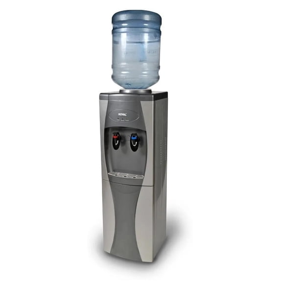 Dispensador de agua Royal De Piso Capacidad de 10 y 20 Litros Silver