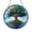 Acrylic 3.5 Inch, variant on Floating Tree Stained Glass Window Panel – Decorative Window Accent