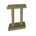 thumbnail image 4 of FixtureDisplays® Gold Color Riser Stand, Church Podium Pulpit Platform, Tradeshow Table, Art Sculpture Flower Center Piece Stand, Perfect Trapzoid Table Top, 20 X 20 X 36.5" 14317, 4 of 12