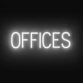 thumbnail image 1 of SpellBrite OFFICES LED Sign for Business. 24.2" x 6.3" White OFFICES Sign Has Neon Sign Look With Energy Efficient LED Light Source. Visible from 500+ Feet, 8 Animation Settings., 1 of 4