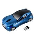 thumbnail image 2 of SHARE SUNSHINE Wireless Mouse, 2.4GHz Car Shape Computer Mouse, Optical Cordless Mice with USB Receiver for Laptop PC Computer, Lake Blue, 2 of 8