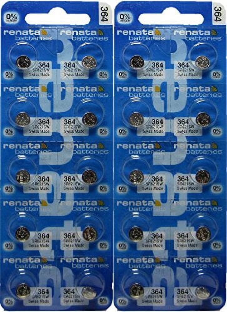 Batteria Orologio Da Polso 2 Pile Per Orologio 377 (Argento) AG4/SR66/LR626 - Equivalenti A 376, SR626SW, V377, SR628, D377 Pokemon Sar - Foto 4