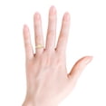 thumbnail image 3 of ANGARA Classic Solitaire Golden South Sea Cultured Pearl Ring in 14K Yellow Gold for Women | June Birthstone, Birthday, Anniversary, Jewelry Gift for Women | Pearl Ring, 3 of 5
