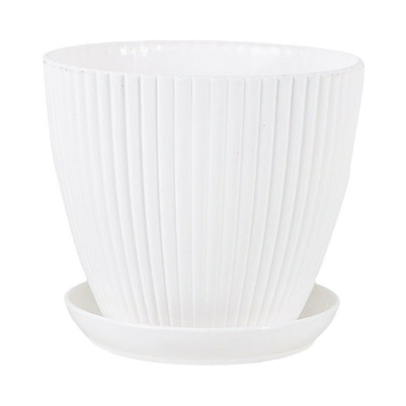 Yonrjhukm 3.5 Inch Plastic Plant Pots with Drainage Holes, Indoor and Outdoor Flower Pots for Succulents, Herbs, and Cactus, Modern Design for Home and Office