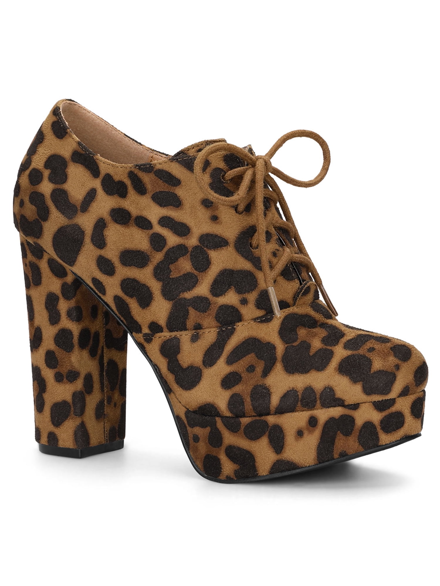 leopard print booties walmart