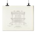 thumbnail image 2 of Print: Custom House And Post Office, Bath, Maine. Transverse Section On, 2 of 4