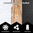 thumbnail image 3 of Trekking Poles, Collapsible Hiking Poles,Lightweight and Compact Walking Sticks with Adjustable Height for Men and Women, 3 of 7