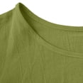 thumbnail image 6 of Vmvidoty Spring Summer Dresses for Women 2026 Crew Neck Cap Sleeve Ruffle Hem Smock Short Casual Beach Dress Green L, 6 of 8