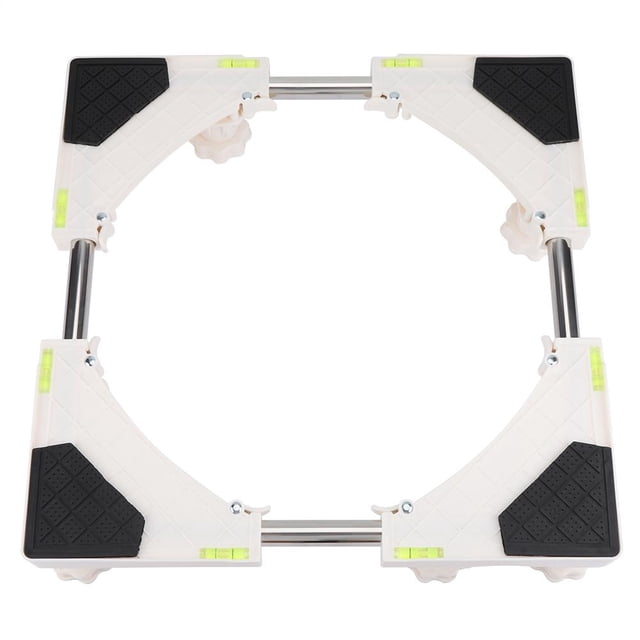 Spptty Support de Base pour Laveuse Robuste de 4 / 8 Pieds Réglable, Support de Réfrigérateur, Support de Base pour Laveuse, Support pour Laveuse