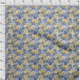 thumbnail image 4 of oneOone Cotton Poplin Lavender Blue Fabric Tropical Floral Dress Material Fabric Print Fabric By The Yard 56 Inch Wide, 4 of 4